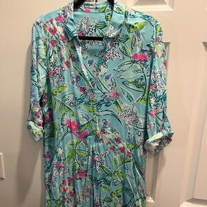 Lilly Pulitzer shirt dress small